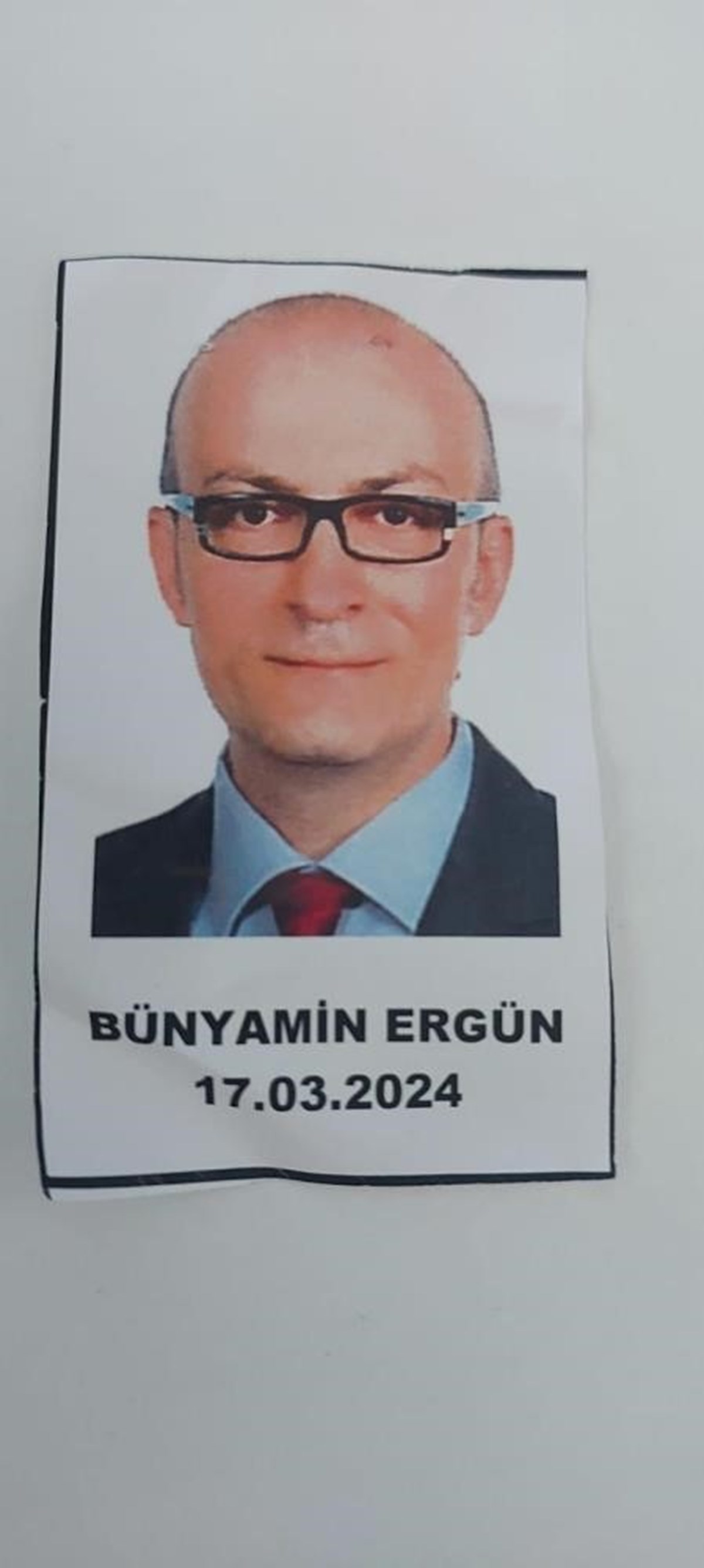 Yaşamına son veren Bünyamin Ergün