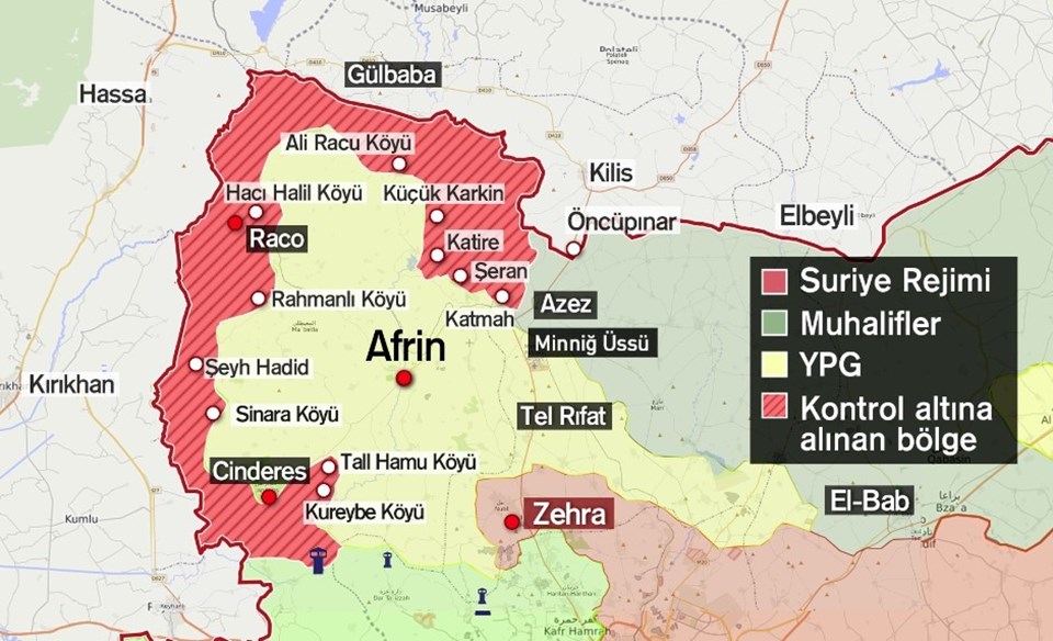 Son dakika haberi... Afrin'de stratejik önemdeki köy temizlendi - 1