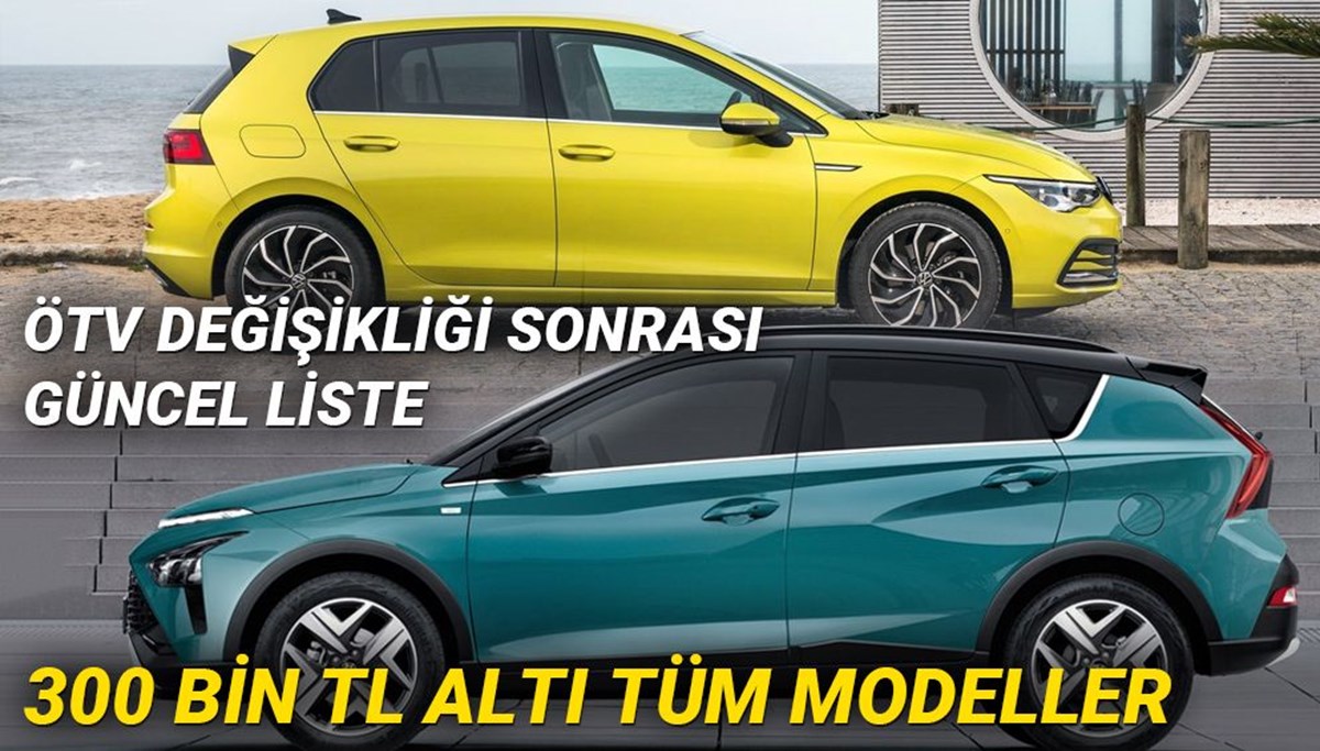 ÖTV değişikliği Resmi Gazete'de (Türkiye'de 2021 yılında satılan en ucuz sıfır otomobiller)