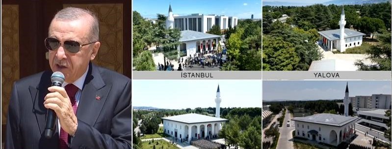 Törende 6 caminin açılışı yapıldı.