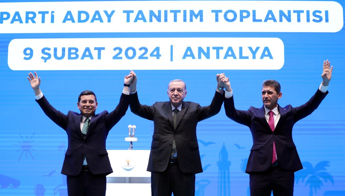 AK Parti'nin Antalya adayları belli oldu | Cumhurbaşkanı Erdoğan'dan sosyal belediyecilik mesajları