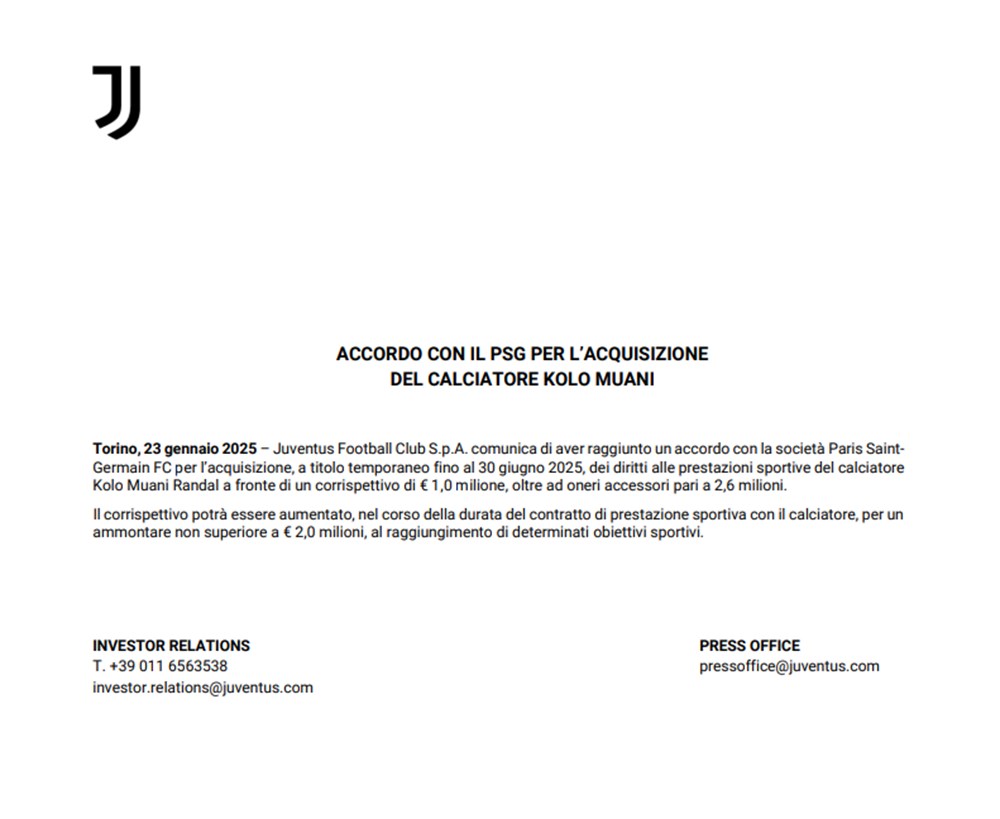 Galatasaray'ın elinden kaçtı: Juventus, Kolo Muani'yi resmen duyurdu - 3