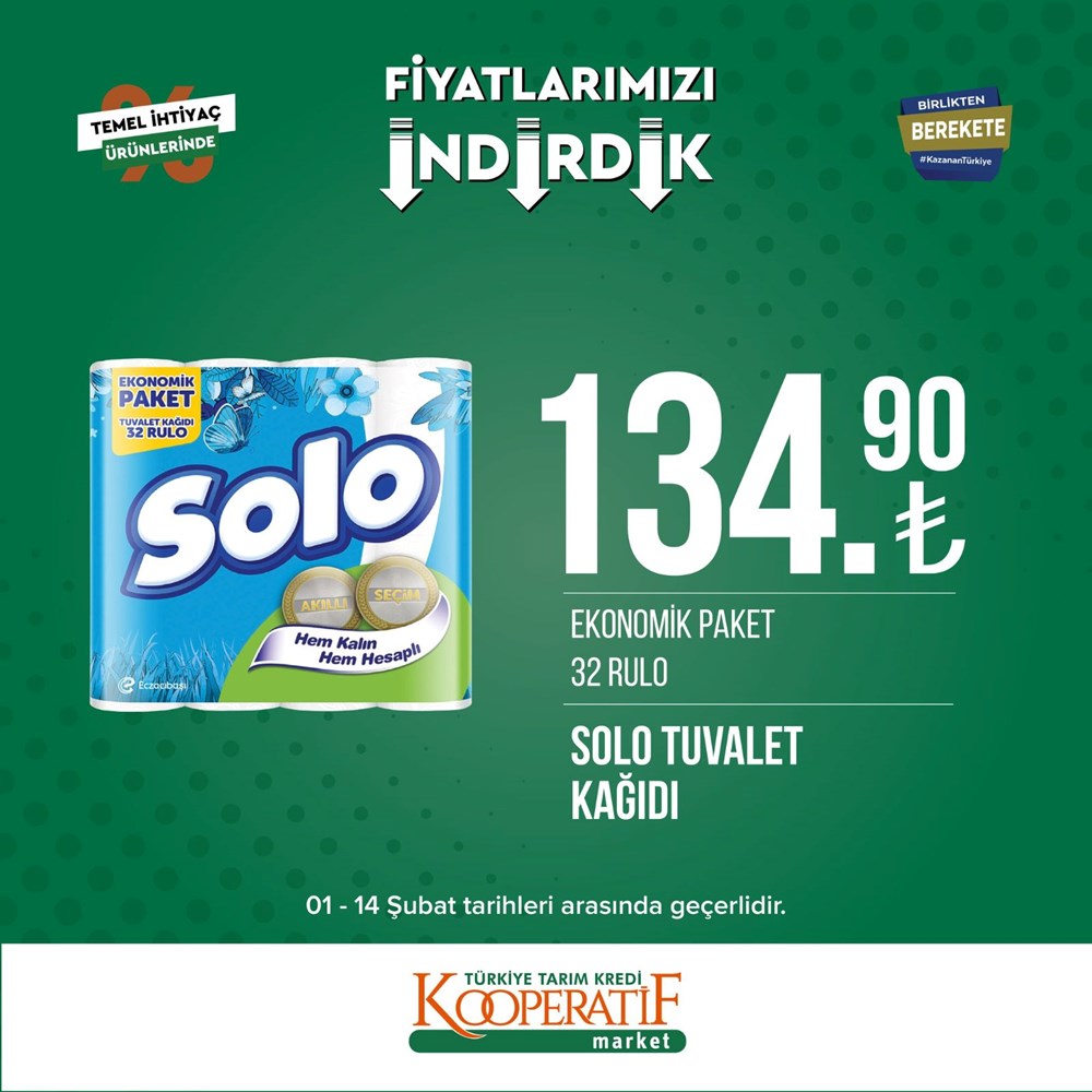 Tarım Kredi Kooperatif Market güncel indirimli ürünler listesini paylaştı Tarım Kredi Kooperatif Market yeni indirimli ürünler listesi belli oldu (1-14 Şubat güncel indirimli ürünler kataloğu) - 11
