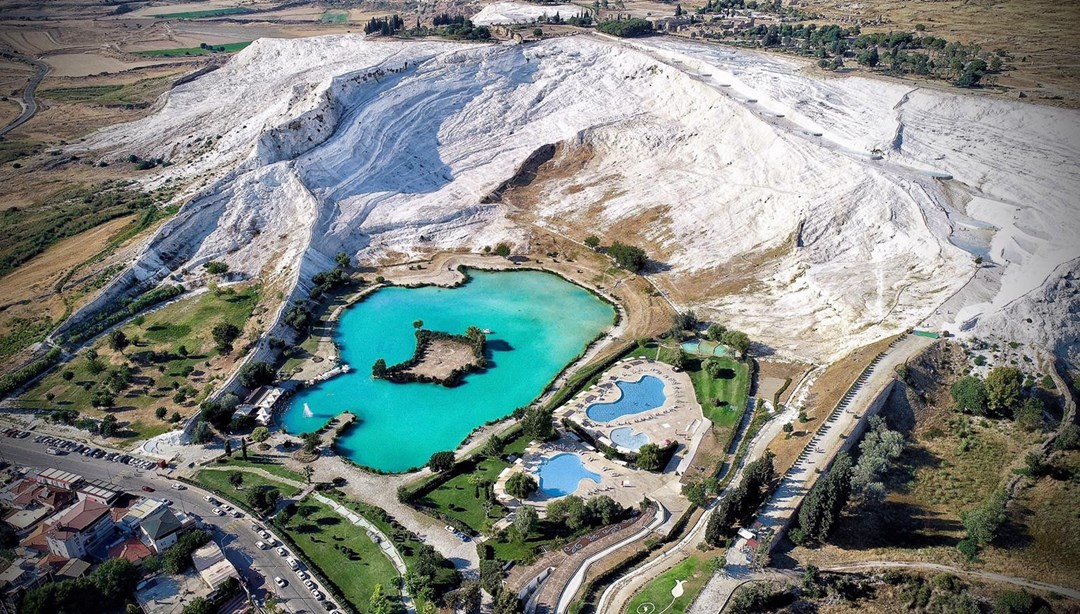 Pamukkale�nin eşsiz manzarasını Kocaçukur�dan izlediler NTV