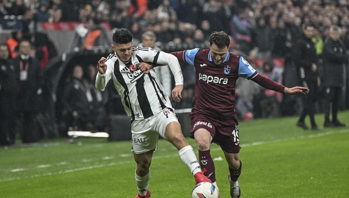 Geriden gelerek kazandı: Beşiktaş, Trabzonspor'u 2 golle geçti