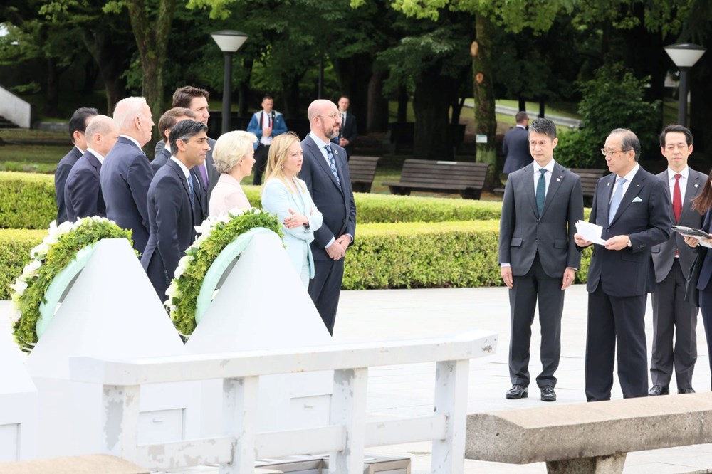 G7 ülkelerinin liderleri Hiroşima’da bir araya geldi - 3