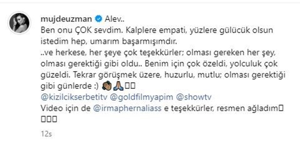 Alev karakteri Kızılcık Şerbeti kadrosundan ayrıldı mı? - 1