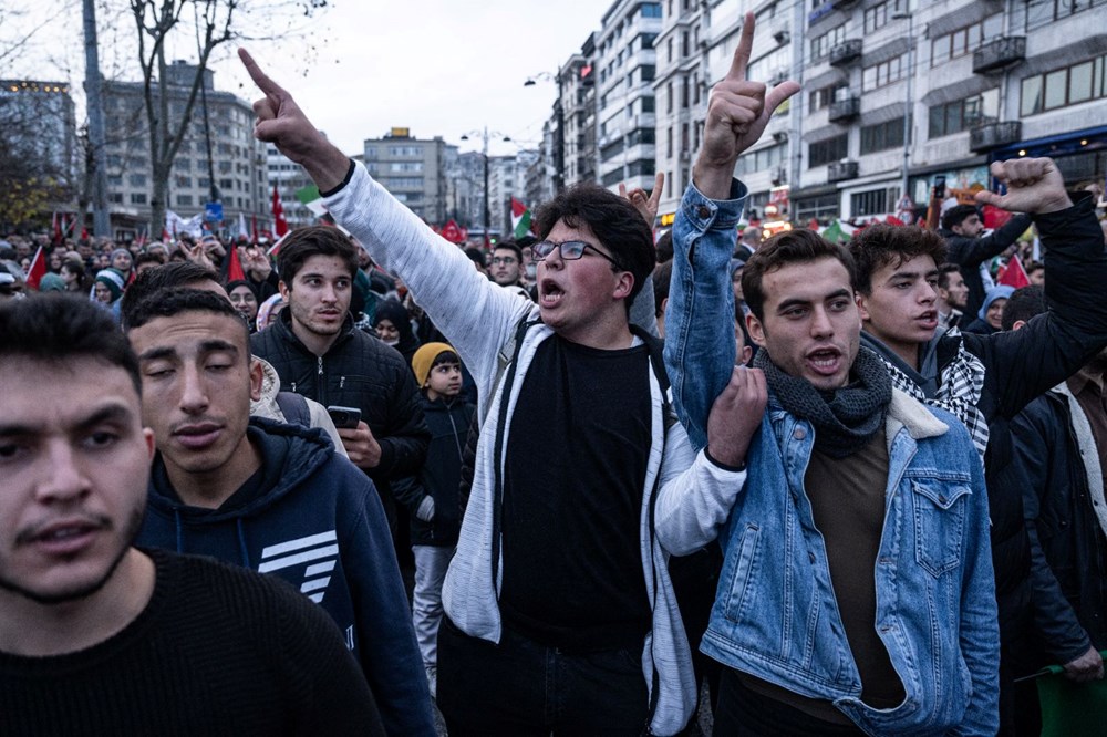 İstanbul'da şehitler ve Gazze için yürüyüş - 10