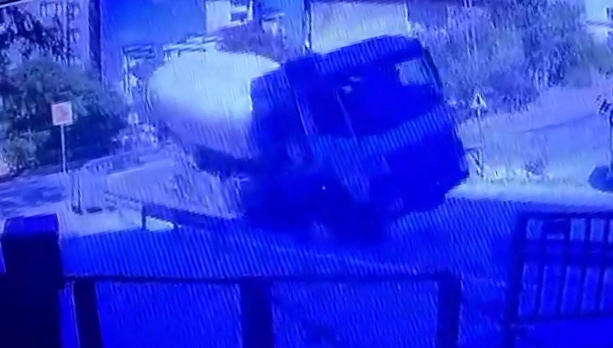 İstanbul'da beton mikseri kazası İstanbul'da beton mikseri kazası