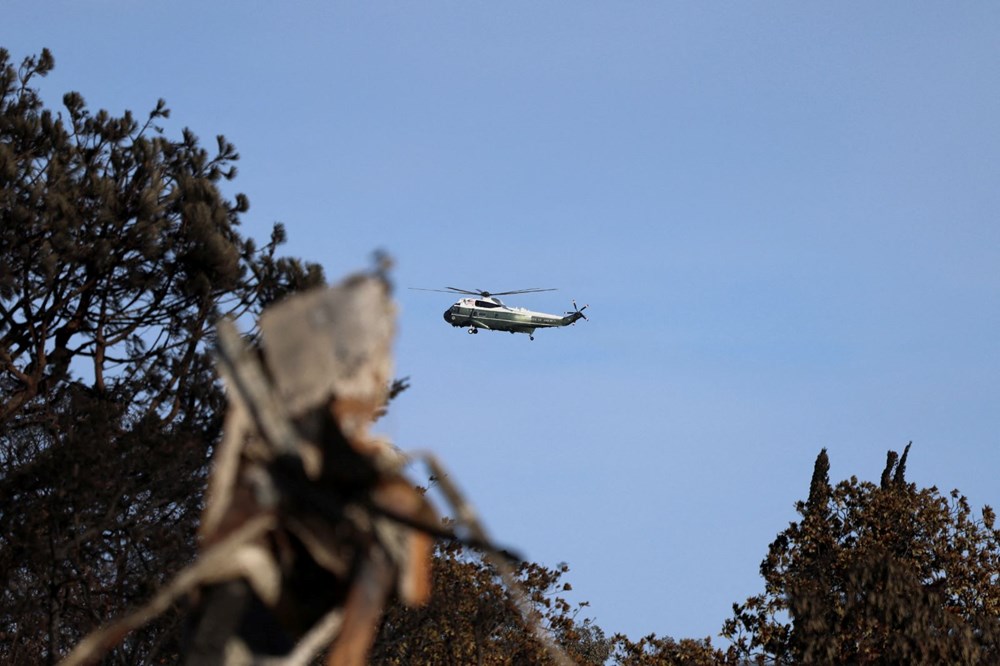 Trump, küle dönen Los Angeles'ı ziyaret etti: “Şehir bomba düşmüş gibi” - 8