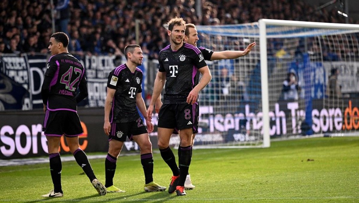Bayern Münih'den deplasmanda 5 gollü galibiyet