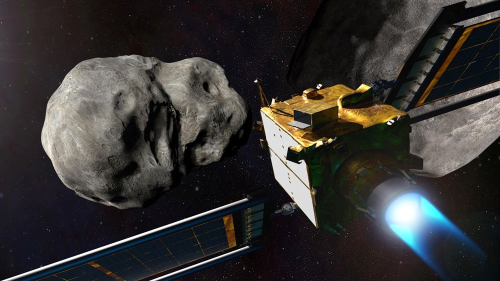 NASA'nın DART uzay aracının asteroitle çarpışmasından ilk görüntüler paylaşıldı - 7