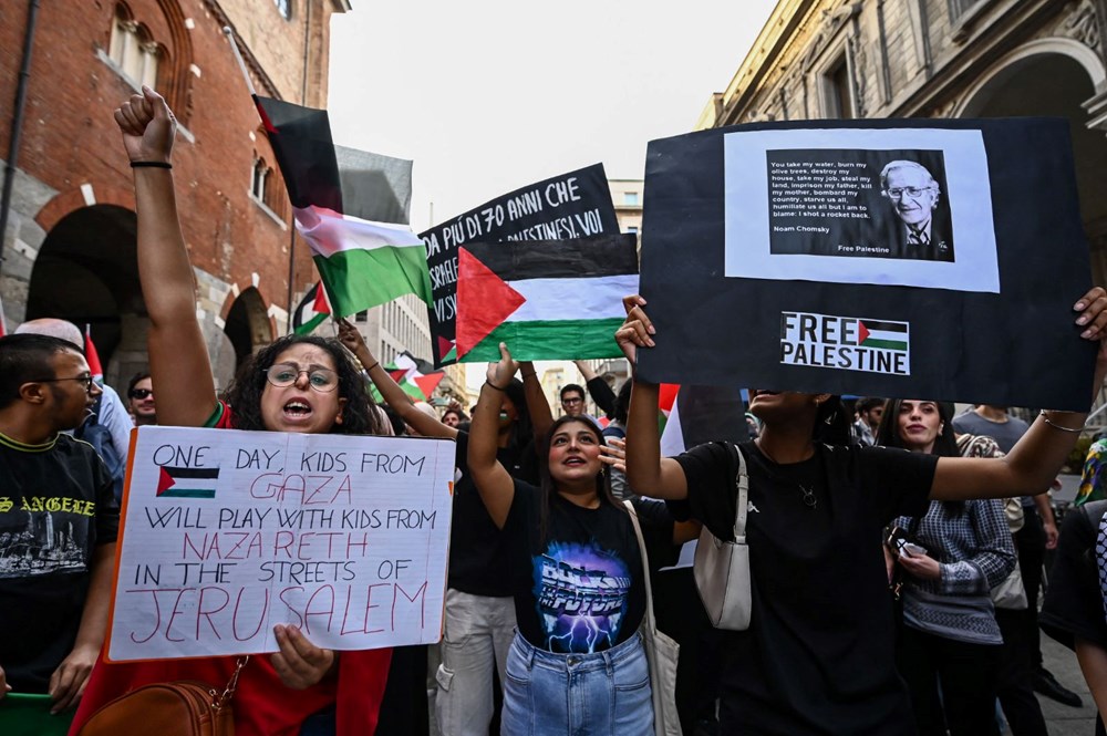 İsrail-Hamas çatışmalarında 5. gün: ABD'nin en büyük uçak gemisi Gerald Ford Akdeniz'de - 10