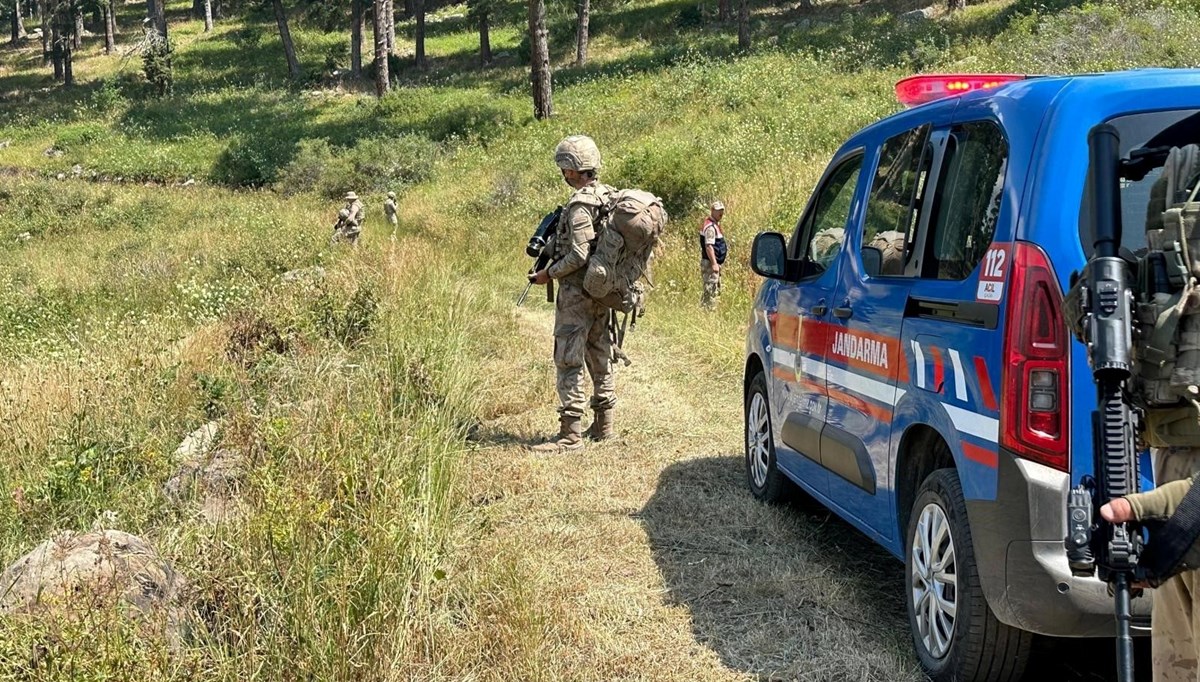 Ormanlık alanda mangal yaktılar