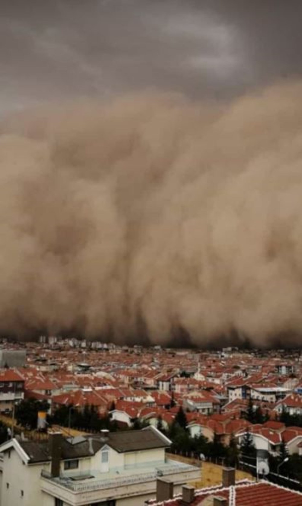 Ankara'da kum fırtınası: Polatlı'yı toz bulutu kapladı - 8