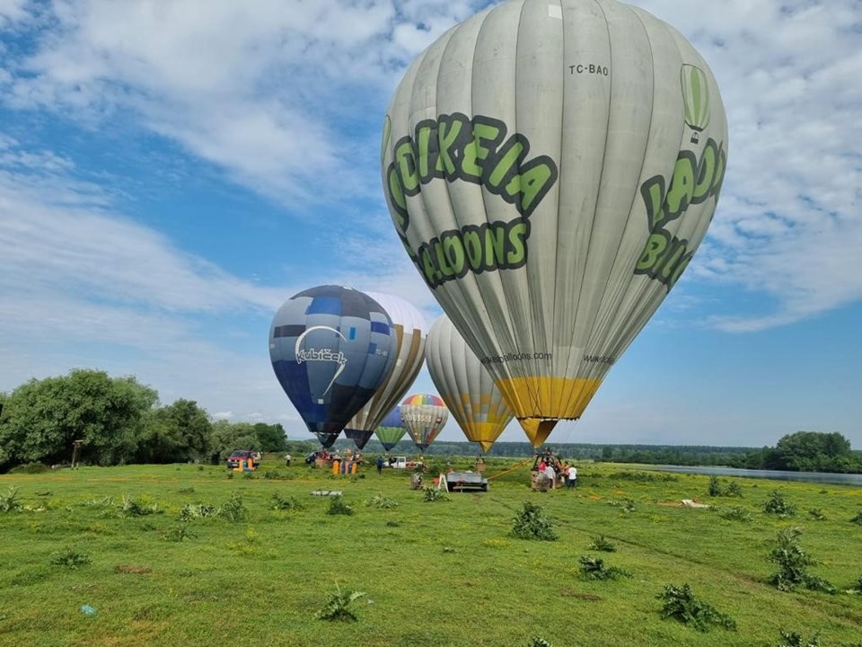 Kapadokya'nın balonları Sırbistan semalarında - 2