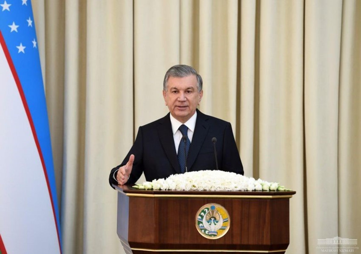 Özbekistan Cumhurbaşkanı Şevket Mirziyoyev