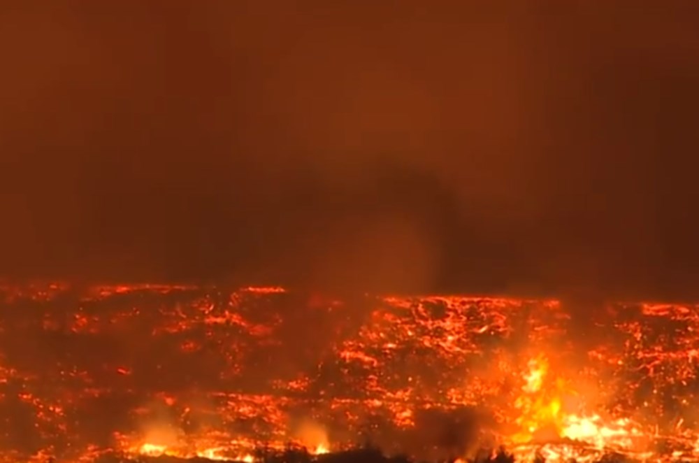 Çanakkale'de orman yangını (Alevlerle mücadelede son durum) - 3