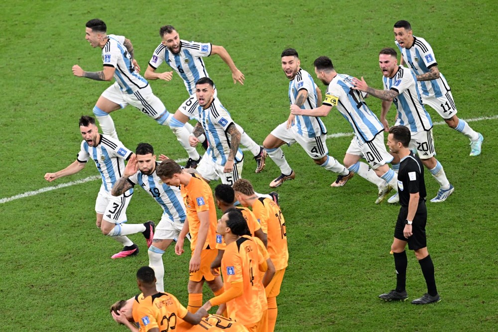 Arjantin'in Hollanda'yı elediği maçta tepki çeken kare - 12