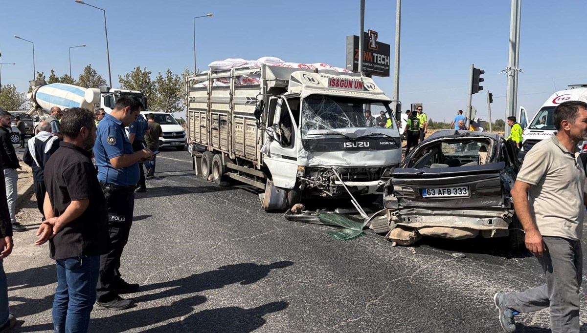 Diyarbakır-Şanlıurfa yolunda trafik kazası