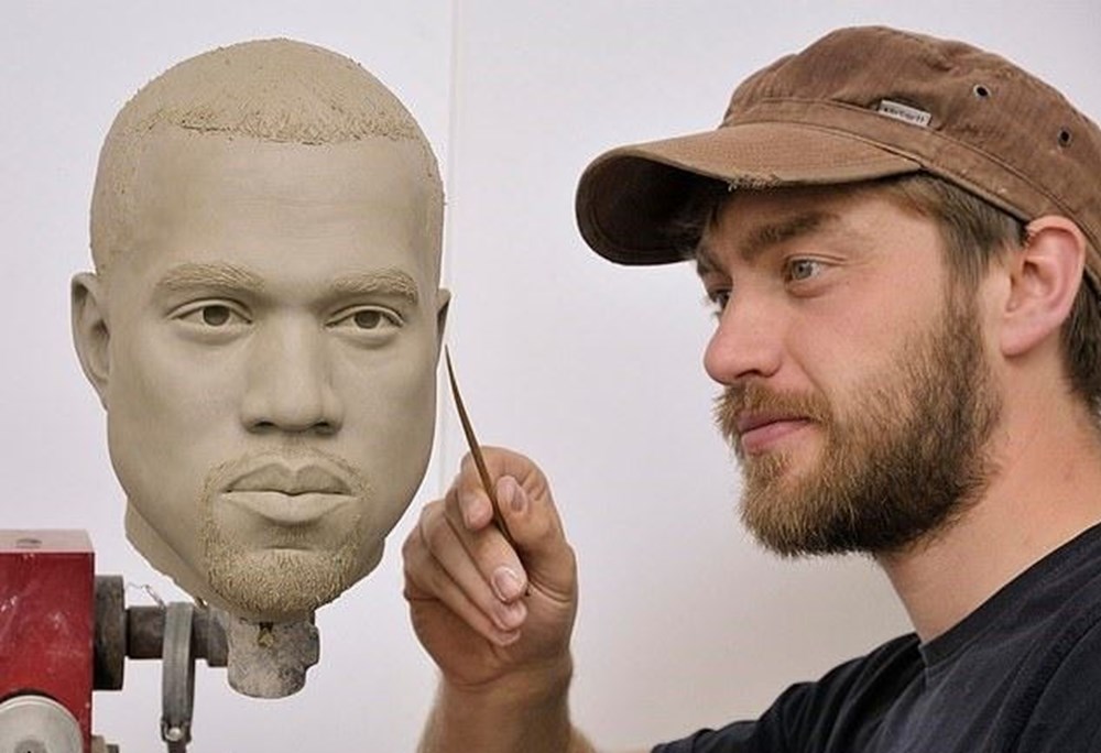 Madame Tussauds Müzesi'nde Kanye West heykeli hazırlığı - 3