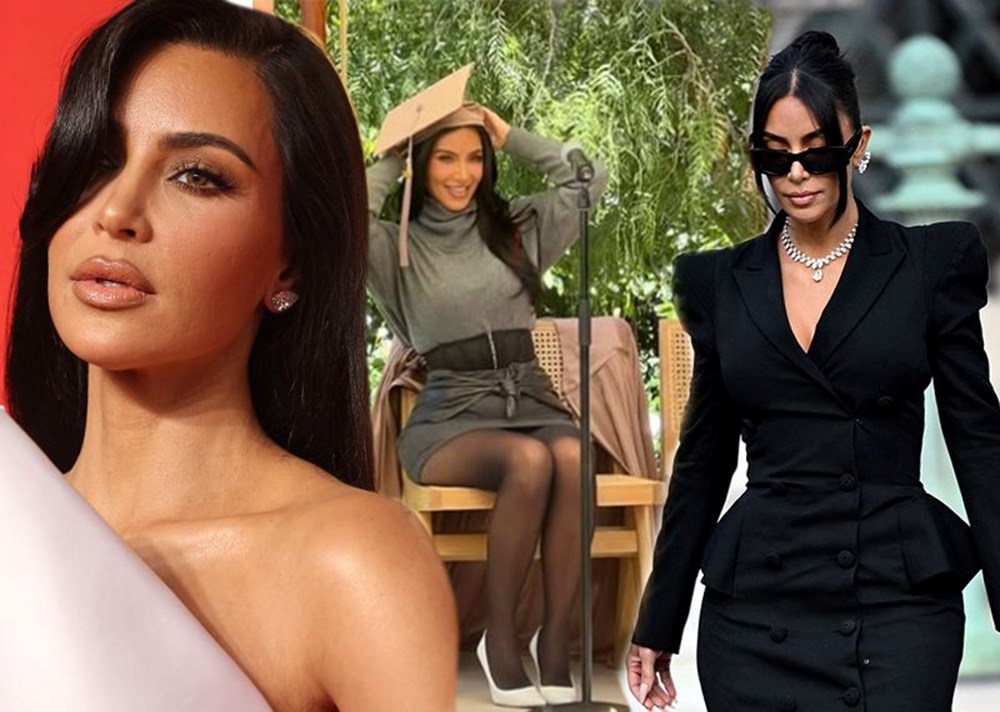 Kim Kardashian avukat oluyor! Hukuk fakültesini 6 yılda bitirdi - 1