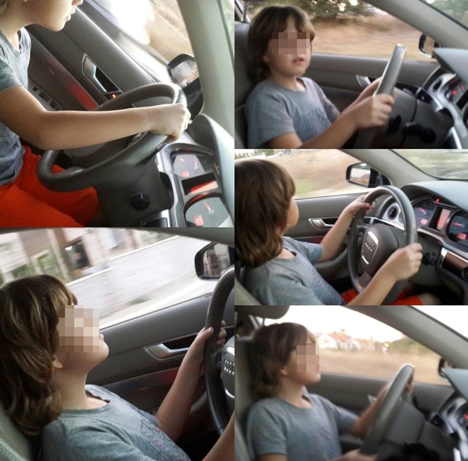 10 yaşındaki çocuk spor otomobil kullanırken görüntülendi - 2