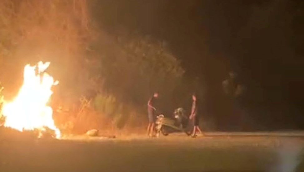 Muğla'da iki kişi ormanı ateşe verdi