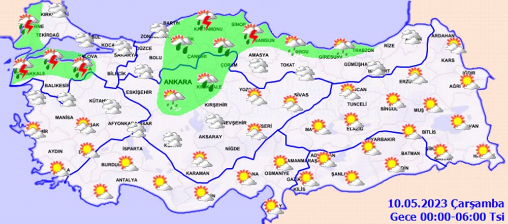 Bugün hava nasıl olacak? (9 Mayıs MGM hava durumu raporu) - 6