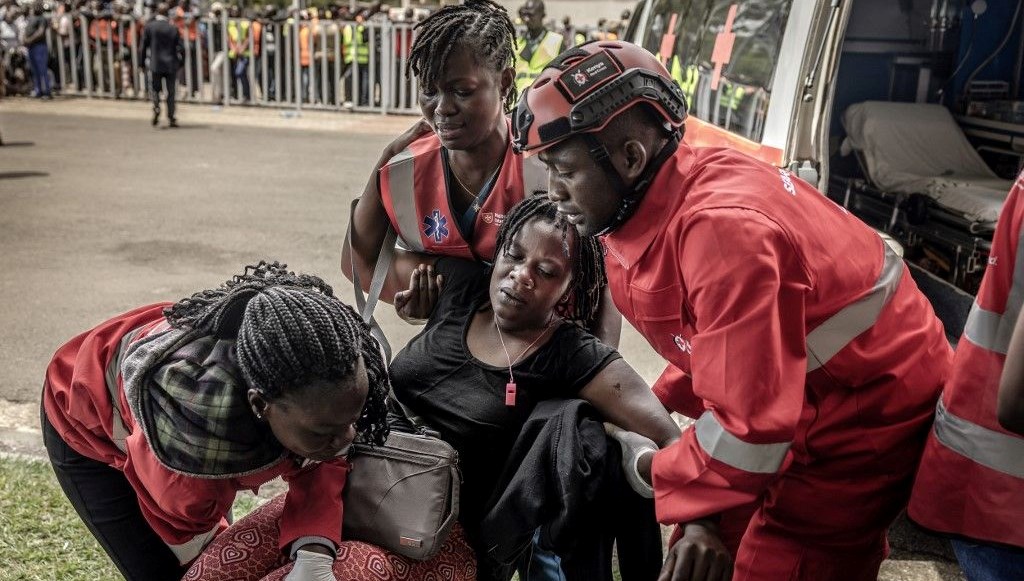 Kenya'da eski başbakanın cenazesinde izdiham