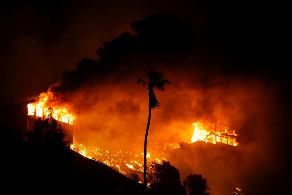 Los Angeles ateş çemberinde: Felaketin boyutu uydu fotoğraflarında - 16