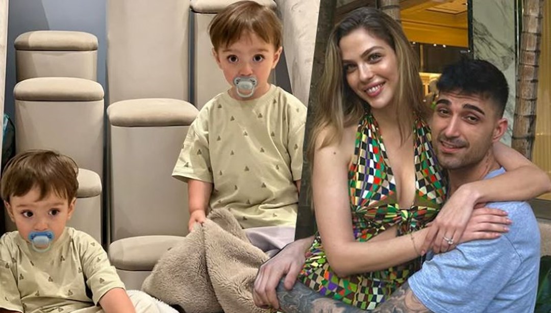 Yasemin Şefkatli ile İdo Tatlıses'in Bodrum tatili: Uçakta aile pozu