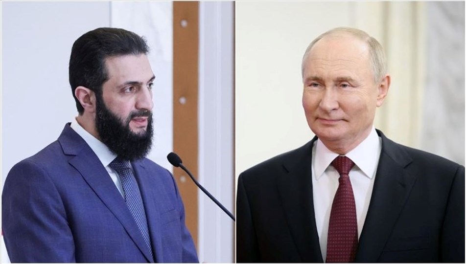 Putin'den Suriye Cumhurbaşkanı Şara'ya mesaj