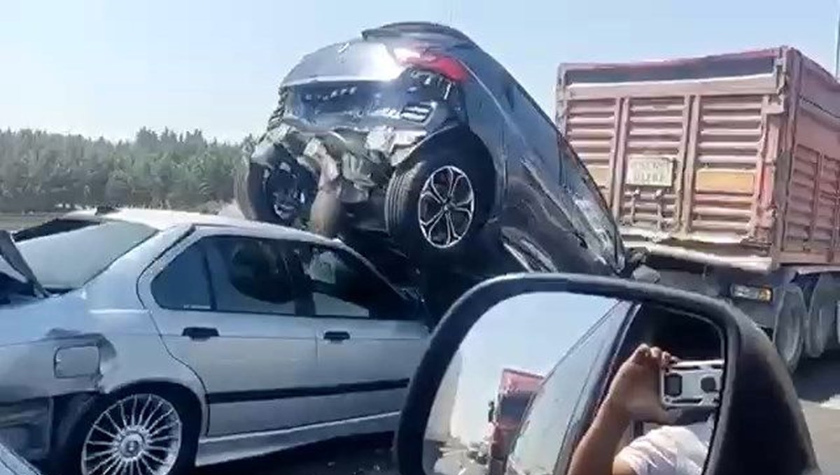 TEM Otoyolunda zincirleme kaza
