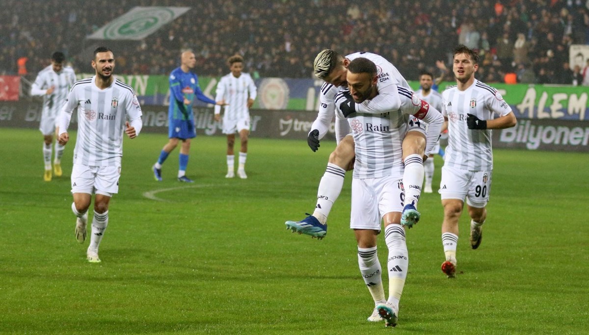 Beşiktaş, Rize'de farklı kazandı: 0-4