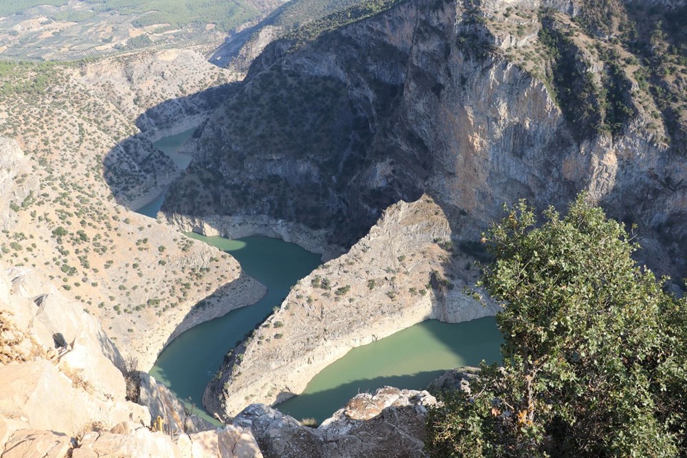 Doğa harikası İnceğiz Kanyonu'nun suyu çekildi - 10