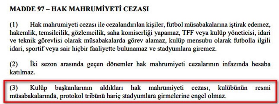 Ali Koç, ceza alsa bile derbiyi Türk Telekom'da izleyebilecek (97.madde) - 2