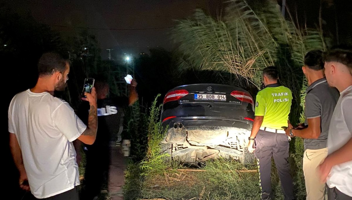 Polisin takibinde dere yatağına düştü