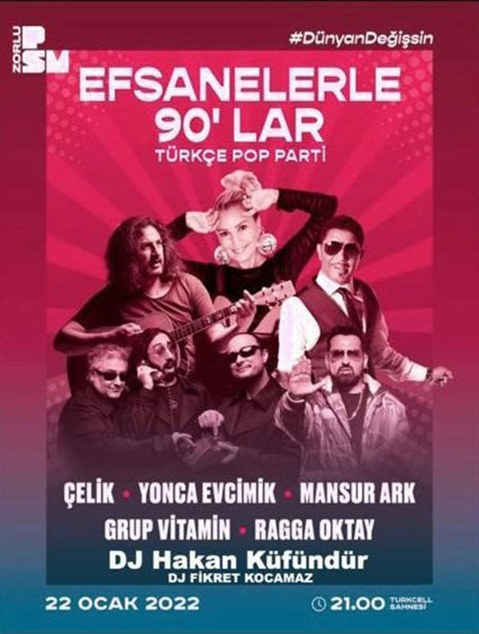 Efsanelerle 90'lar Türkçe Pop Partisi Zorlu'da - 2