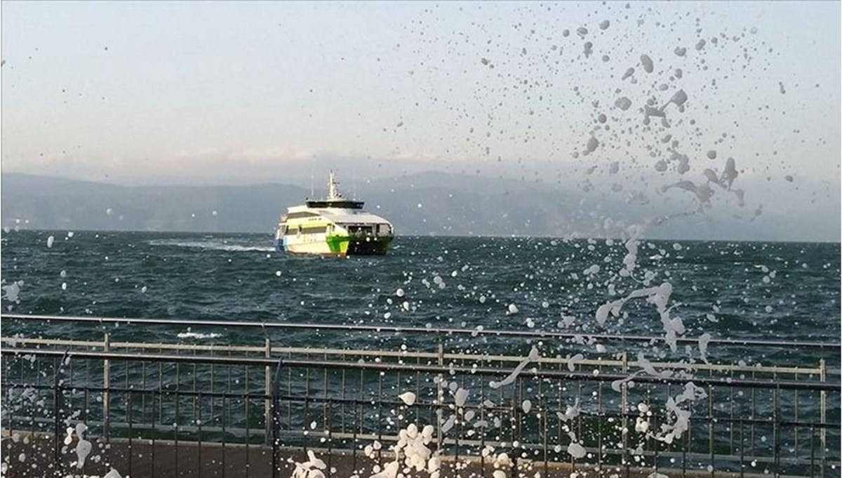 Bursa-İstanbul deniz otobüsünün bugünkü seferleri iptal edildi