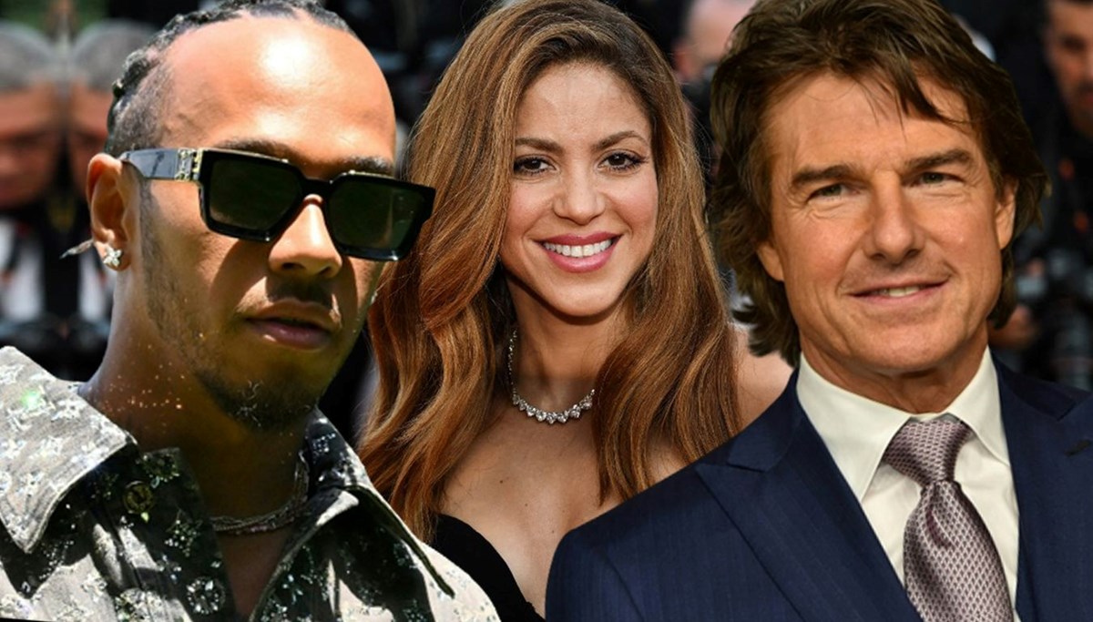 Shakira'nın aşk üçgeni: Bir yanda Lewis Hamilton diğer yanda Tom Cruise