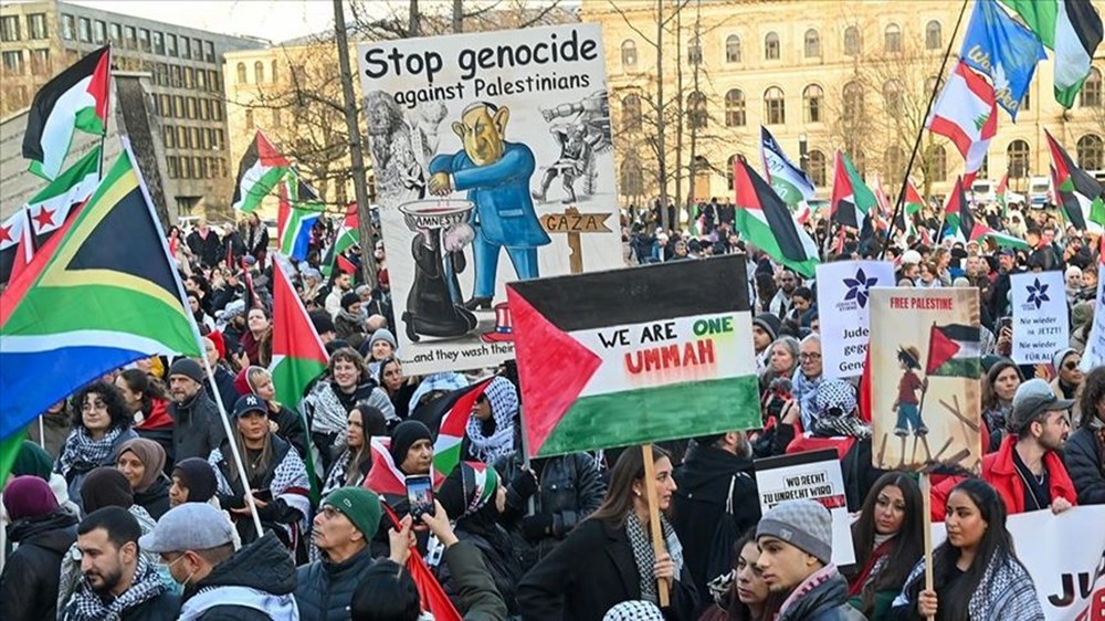 Berlin, Paris, Tokyo ve Washington'da Filistin'e destek gösterileri - 2