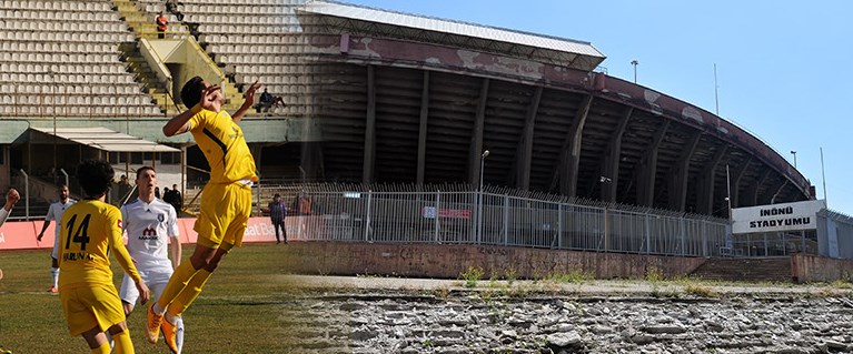 TFF, harabeye dönmüş Cebeci İnönü Stadyumunda hala maç oynatıyor