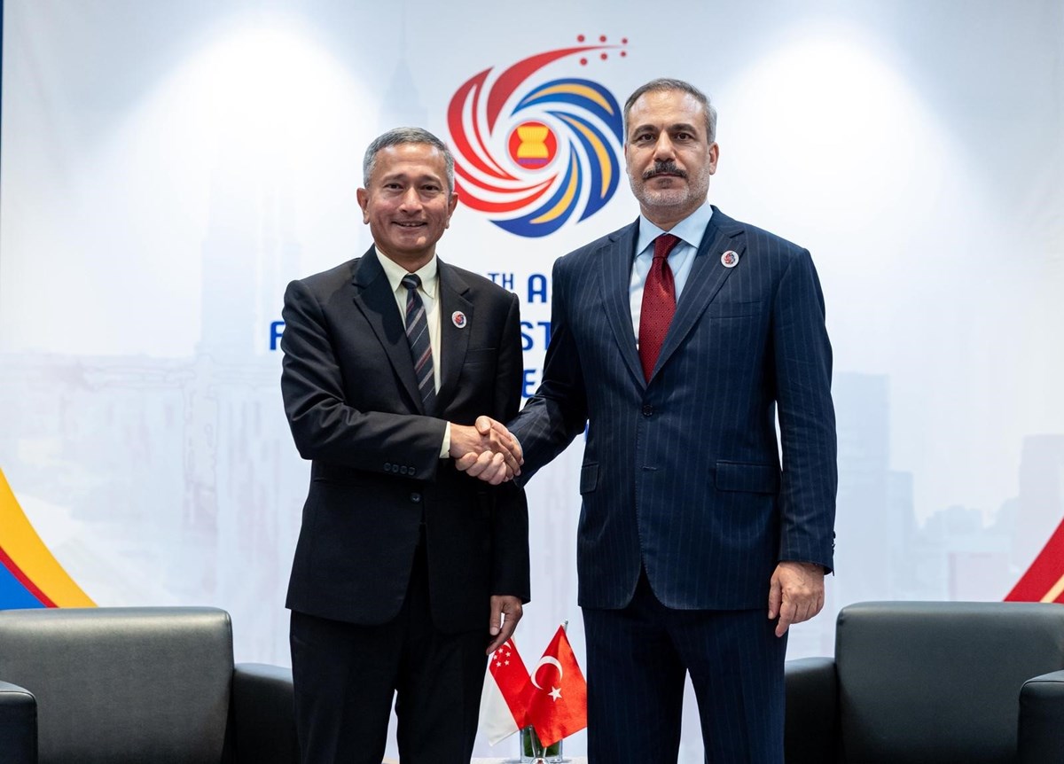 Bakan Fidan ve Singapurlu mevkidaşı Balakrishnan