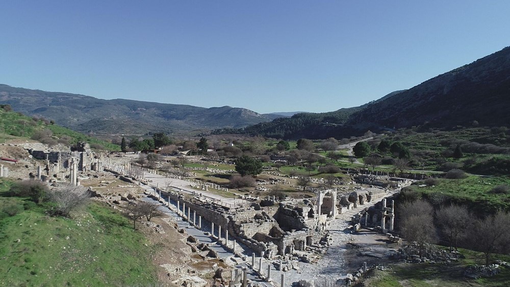Efes Antik Kenti, pandemi döneminde de güvenli turizmin adresi oldu - 10