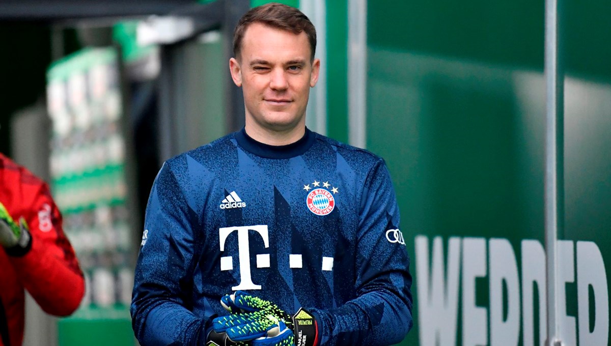 Kaleci Manuel Neuer maske işine girdi Kaleci Manuel Neuer maske işine girdi