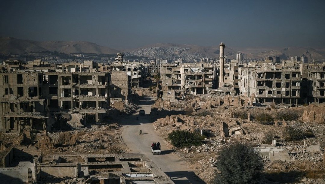 Şam'ın hayalet bölgesi: "Tek hayat belirtisi bir mezar kazıcı"