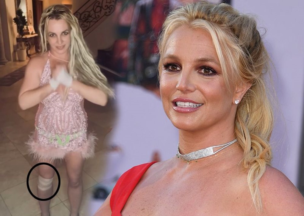 Britney Spears merdivenden düştü: Korkunçtu - 1