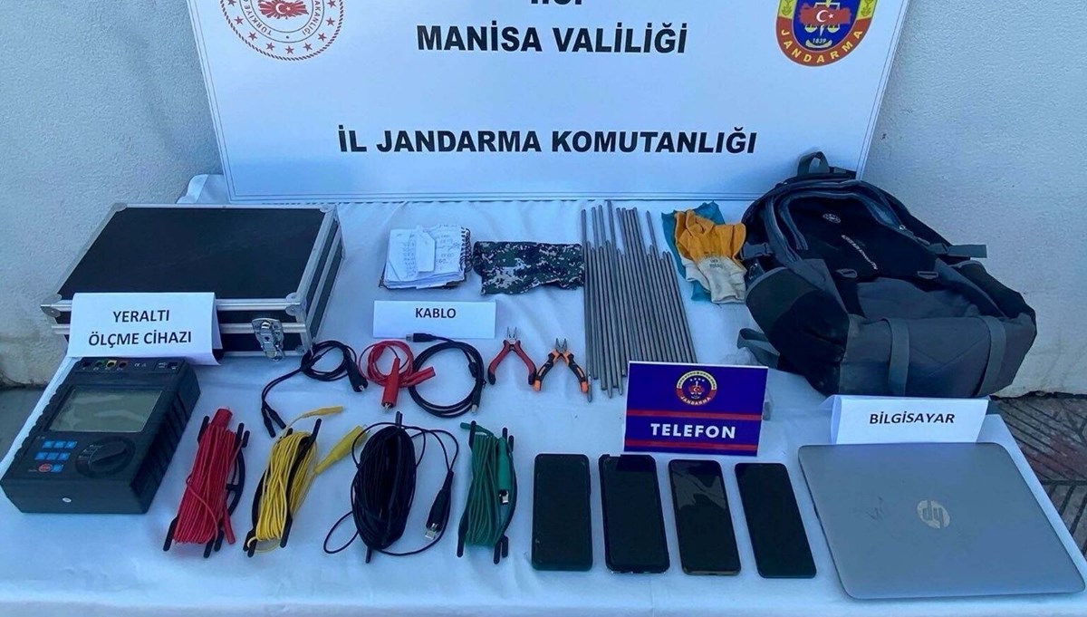 Manisa'da kaçak kazıya gözaltı
