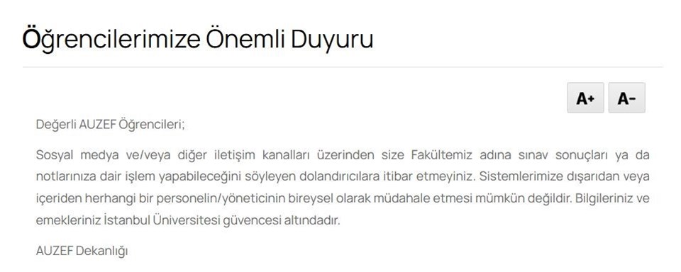 AUZEF bütünleme sınavı ne zaman? (AUZEF bütünleme sınav tarihi güncellendi) - 1